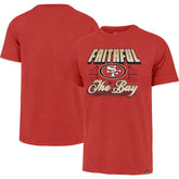 San Francisco 49ers '47 Faithful to the Bay Regional Franklin T-Shirt Scarlet