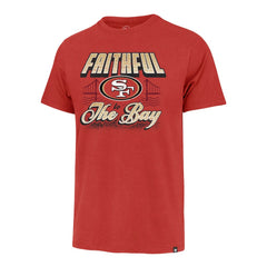 San Francisco 49ers '47 Faithful to the Bay Regional Franklin T-Shirt Scarlet