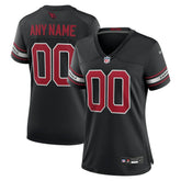 Arizona Cardinals Women's Alternate Custom Game Jersey Black