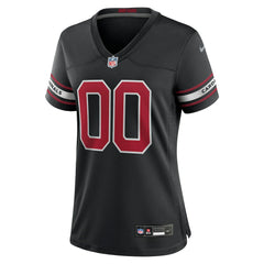 NFL Arizona Cardinals Women's Alternate Custom Game Jersey - Black
