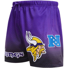 Minnesota Vikings Pro Standard Ombre Mesh Shorts Black/Purple