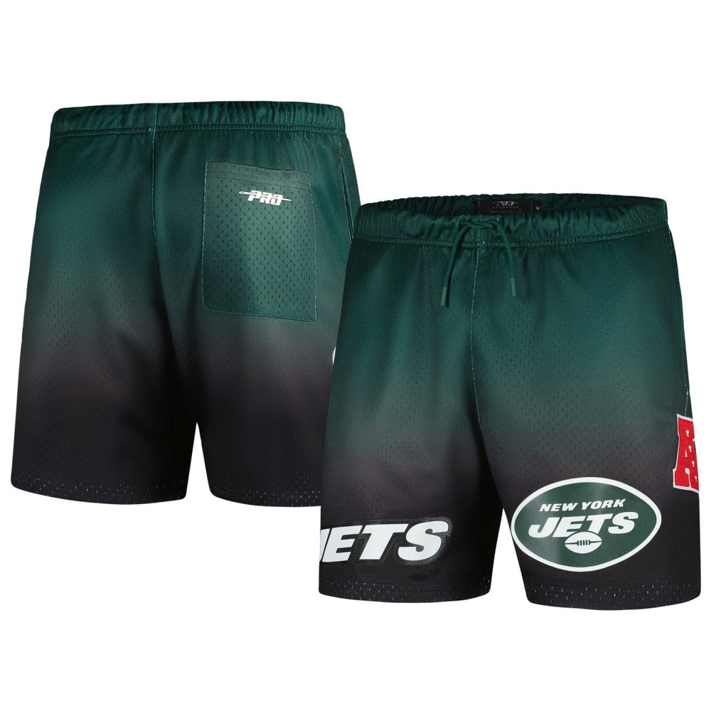 New York Jets Pro Standard Ombre Mesh Shorts Black/Green