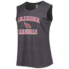 Arizona Cardinals Women's Plus Size Tank Top Heather Charcoal