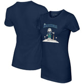 Seattle Mariners Tiny Turnip Women's Astronaut T-Shirt - Navy T-shirts