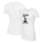 Detroit Tigers Tiny Turnip Women's Teddy Boy T-Shirt - White T-shirts