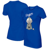 Los Angeles Dodgers Tiny Turnip Women's Gumball Machine T-Shirt - Royal T-shirts