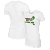 Boston Red Sox Tiny Turnip Women's Lucky Charm T-Shirt - White T-shirts