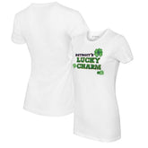 Detroit Tigers Tiny Turnip Women's Lucky Charm T-Shirt - White T-shirts