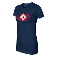 Atlanta Braves Tiny Turnip Women's Prism Arrows T-Shirt - Navy T-shirts