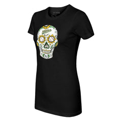 Athletics Tiny Turnip Women's Sugar Skull T-Shirt - Black T-shirts