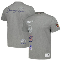 Chicago White Sox Mitchell & Ness Cooperstown Collection City Collection T-Shirt - Heather Gray T-shirts