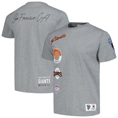 San Francisco Giants Mitchell & Ness Cooperstown Collection City Collection T-Shirt - Heather Gray T-shirts