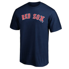 Boston Red Sox Official Wordmark Team T-Shirt - Navy T-shirts