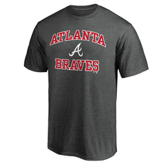 Atlanta Braves Heart & Soul T-Shirt - Charcoal T-shirts