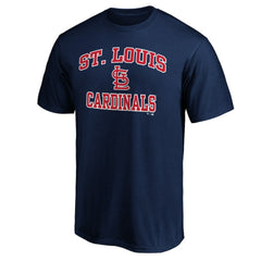 St. Louis Cardinals Heart & Soul T-Shirt - Navy T-shirts