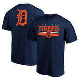 Detroit Tigers End Game Team Wordmark T-Shirt - Navy T-shirts