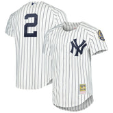 MLB Derek Jeter New York Yankees Mitchell & Ness Cooperstown Collection Authentic Jersey - White