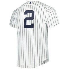 MLB Derek Jeter New York Yankees Mitchell & Ness Cooperstown Collection Authentic Jersey - White