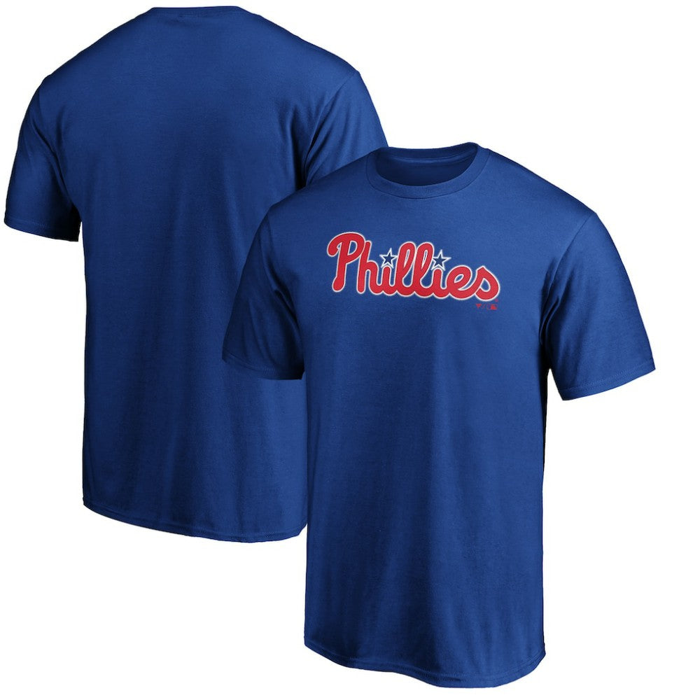 Philadelphia Phillies Official Team Wordmark T-Shirt - Royal T-shirts