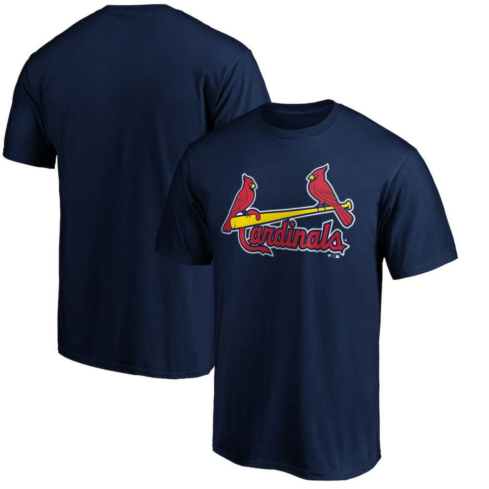 St. Louis Cardinals Official Team Wordmark T-Shirt - Navy T-shirts