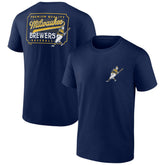 Milwaukee Brewers Bring It Team T-Shirt - Navy T-shirts