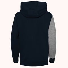 NHL Seattle Kraken Youth Unrivaled Pullover Hoodie - Heather Gray/Deep Sea Blue