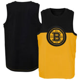 NHL Boston Bruins Youth Revitalize Tank Top - Gold/Black