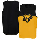 NHL Pittsburgh Penguins Youth Revitalize Tank Top - Gold/Black