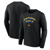 Golden State Warriors Japanese Heritage Long Sleeve T-Shirt Black