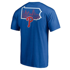 Philadelphia Phillies Philly State T-Shirt - Royal T-shirts