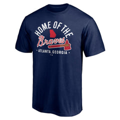 Atlanta Braves Hometown Collection Home of the Braves T-Shirt - Navy T-shirts