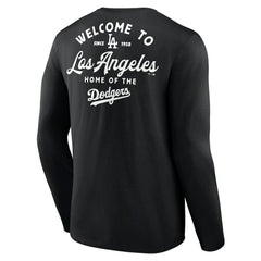 Los Angeles Dodgers Long Ball Long Sleeve T-Shirt - Black T-shirts