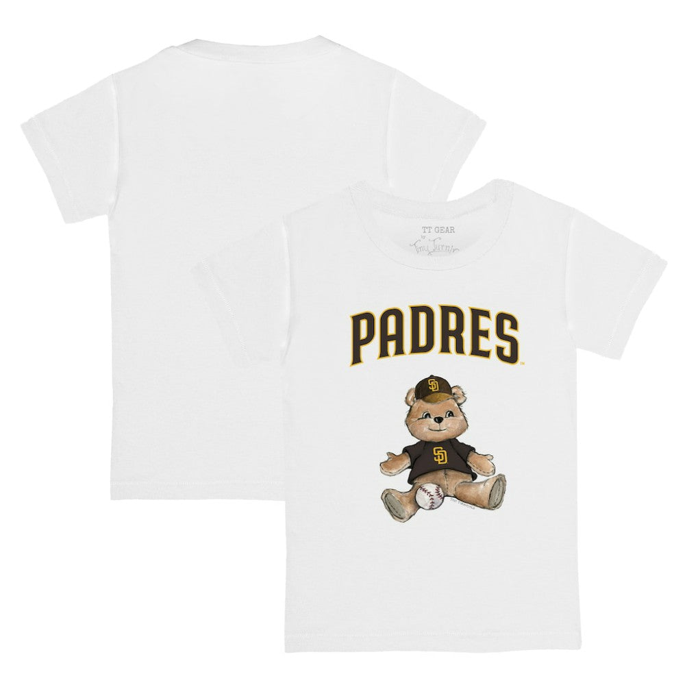 San Diego Padres Tiny Turnip Youth Teddy Boy T-Shirt - White T-shirts