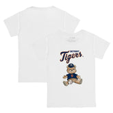 Detroit Tigers Tiny Turnip Youth Teddy Boy T-Shirt - White T-shirts
