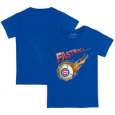 Chicago Cubs Tiny Turnip Youth Fastball T-Shirt - Royal T-shirts