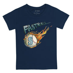 Seattle Mariners Tiny Turnip Youth Fastball T-Shirt - Navy T-shirts
