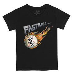 Chicago White Sox Tiny Turnip Youth Fastball T-Shirt - Black T-shirts