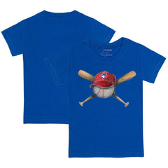 Toronto Blue Jays Tiny Turnip Youth Hat Crossbats T-Shirt - Royal Hats