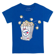 Toronto Blue Jays Tiny Turnip Youth Popcorn T-Shirt - Royal T-shirts