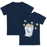 Tampa Bay Rays Tiny Turnip Youth Popcorn T-Shirt - Navy T-shirts