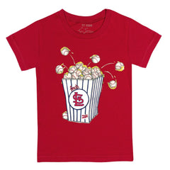 St. Louis Cardinals Tiny Turnip Youth Popcorn T-Shirt - Red T-shirts