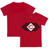Cincinnati Reds Tiny Turnip Youth Prism Arrows T-Shirt - Red T-shirts