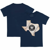 Houston Astros Tiny Turnip Youth State Outline T-Shirt - Navy T-shirts