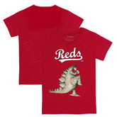 Cincinnati Reds Tiny Turnip Youth Stega T-Shirt - Red T-shirts