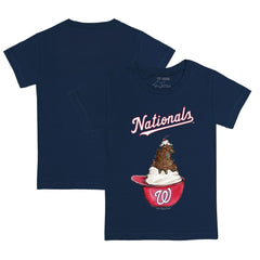 Washington Nationals Tiny Turnip Youth Sundae Helmet T-Shirt - Navy T-shirts