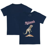Washington Nationals Tiny Turnip Youth TT Rex T-Shirt - Navy T-shirts