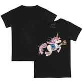 Miami Marlins Tiny Turnip Youth Unicorn T-Shirt - Black T-shirts