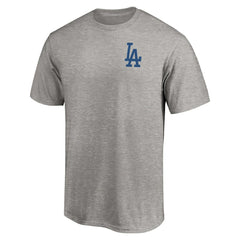 Los Angeles Dodgers Number One Dad T-Shirt - Heather Gray T-shirts