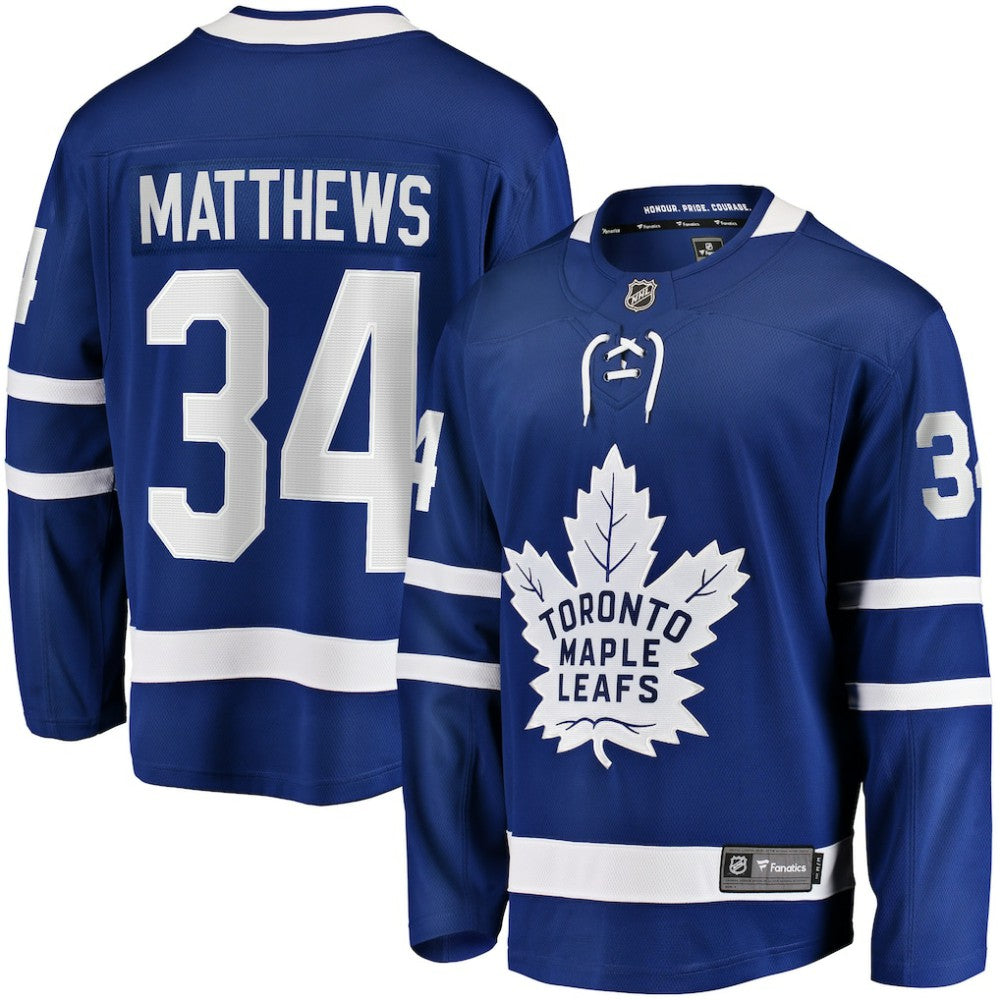 NHL Auston Matthews Toronto Maple Leafs Fanatics Home Breakaway Jersey - Blue