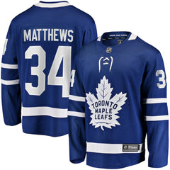 NHL Auston Matthews Toronto Maple Leafs Fanatics Home Breakaway Jersey - Blue